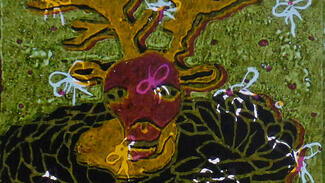 Farbholzschnitt von Helmut Kesberg