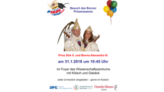 Prinzenempfang 2018 im Wissenschaftszentrum Bonn